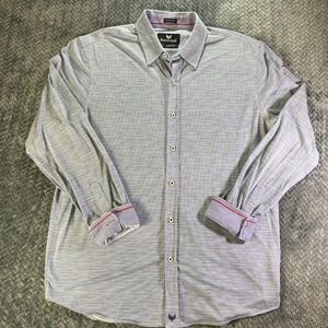 Buttercloth Mens XL Regular Fit Icy Cotton Long Sleeve Button Down Shirt